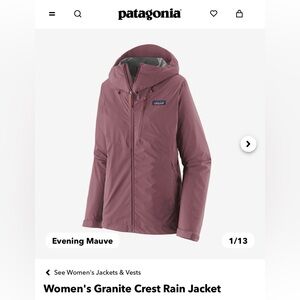 Patagonia Women’s Granite Crest Rain Jacket in Evening Mauve